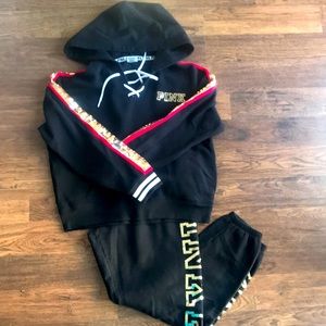 2 piece Pink sweatsuit